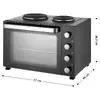 Мини-печь SENCOR SEO4800BK с 2 конфорками Photo 2