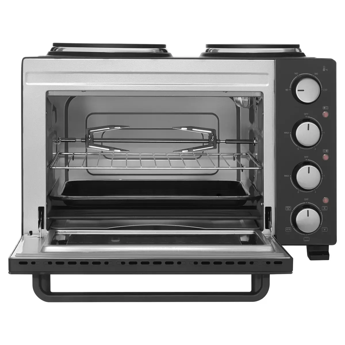Мини-печь SENCOR SEO4800BK с 2 конфорками Photo 4
