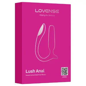 Анальная вибропробка LOVENSE Lush Anal — Bluetooth управление через приложение, силикон, водонепроницаемая, 9,8 см общая, 6,9 см вводимая, Ø 2,15 см, перезаряд.