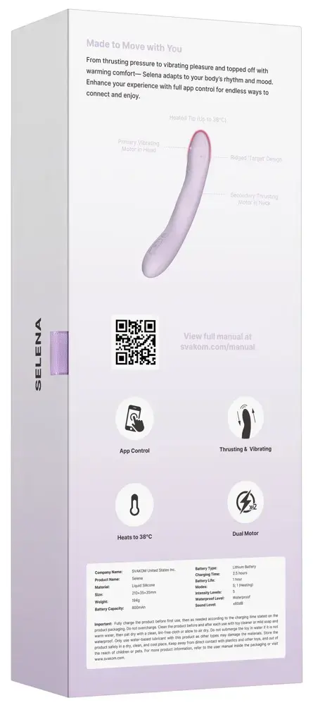 Svakom Selena Pastel Lilac вибратор Photo 13