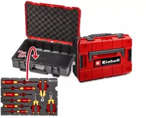 EINHELL 370524 вкладыш в кейс, 9 предметов, для хранения инструментов, совместим с кейсами Einhell