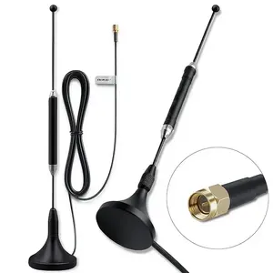 External 4G LTE antenna QOLTEC 5 dBi 600–2700 MHz SMA connector 3 m cable