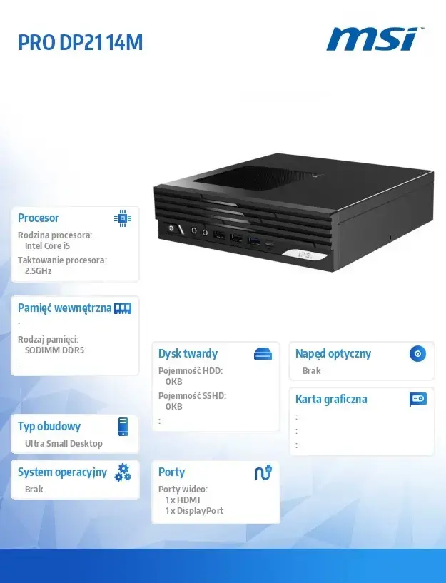 MSI PRO DP21 14M-243BEU desktop PC Photo 2
