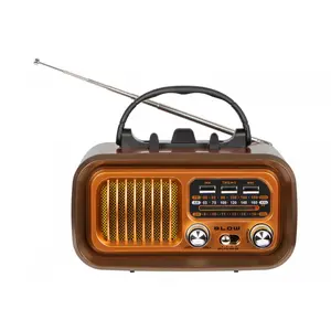 Portable analog AM/FM radio BLOW RA16 solar – battery and solar powered, telescopic antenna, analog tuning