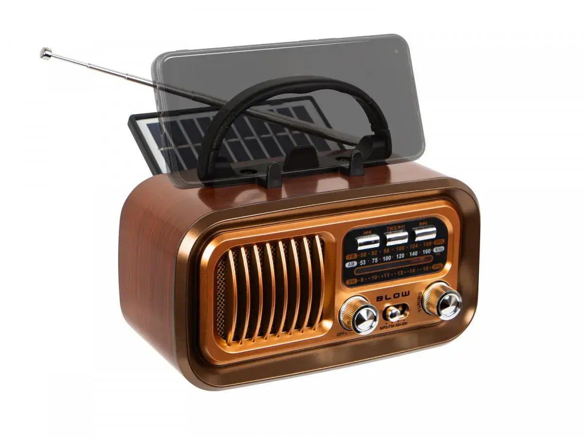 BLOW RA16 solar portable analog AM/FM radio Photo 3