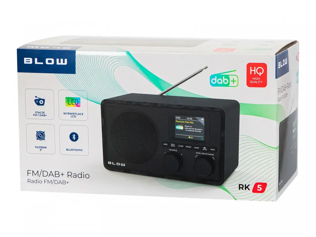 BLOW RK5 kitchen radio FM/DAB+ Bluetooth Photo 5