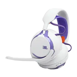 Гарнитура JBL Quantum 650 — беспроводная Bluetooth, USB-C, околушная, на головной дужке, белая, 20–20000 Гц