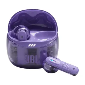 Наушники JBL Tune Flex 2 Ghost Edition — внутриканальные TWS Bluetooth, 20–20000 Гц, фиолетовые