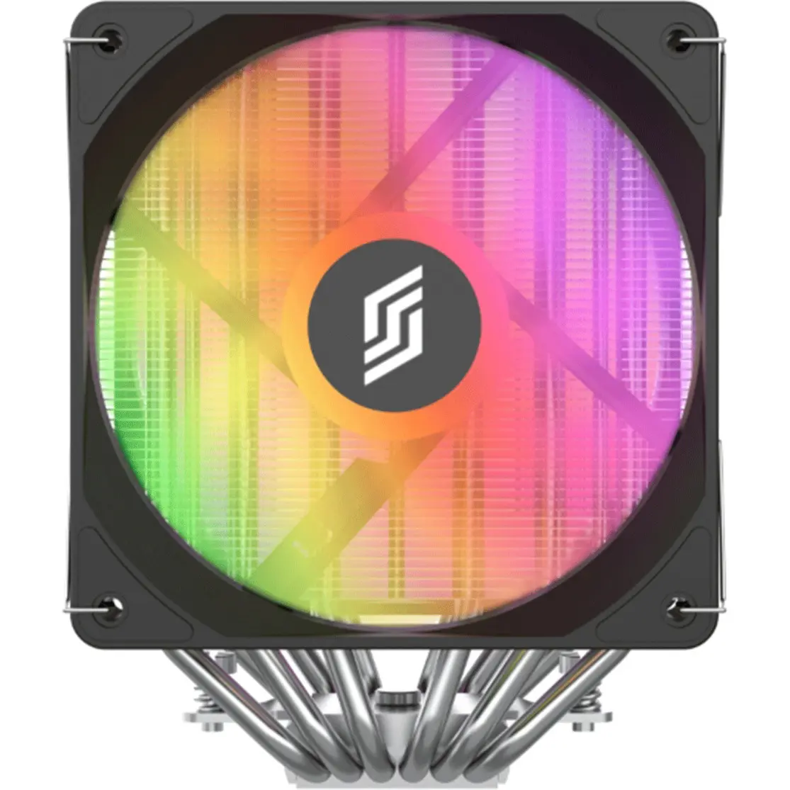 Silentware Titan RGB dzesētājs — Dual-Tower, 6 siltuma caurulītes Photo 2