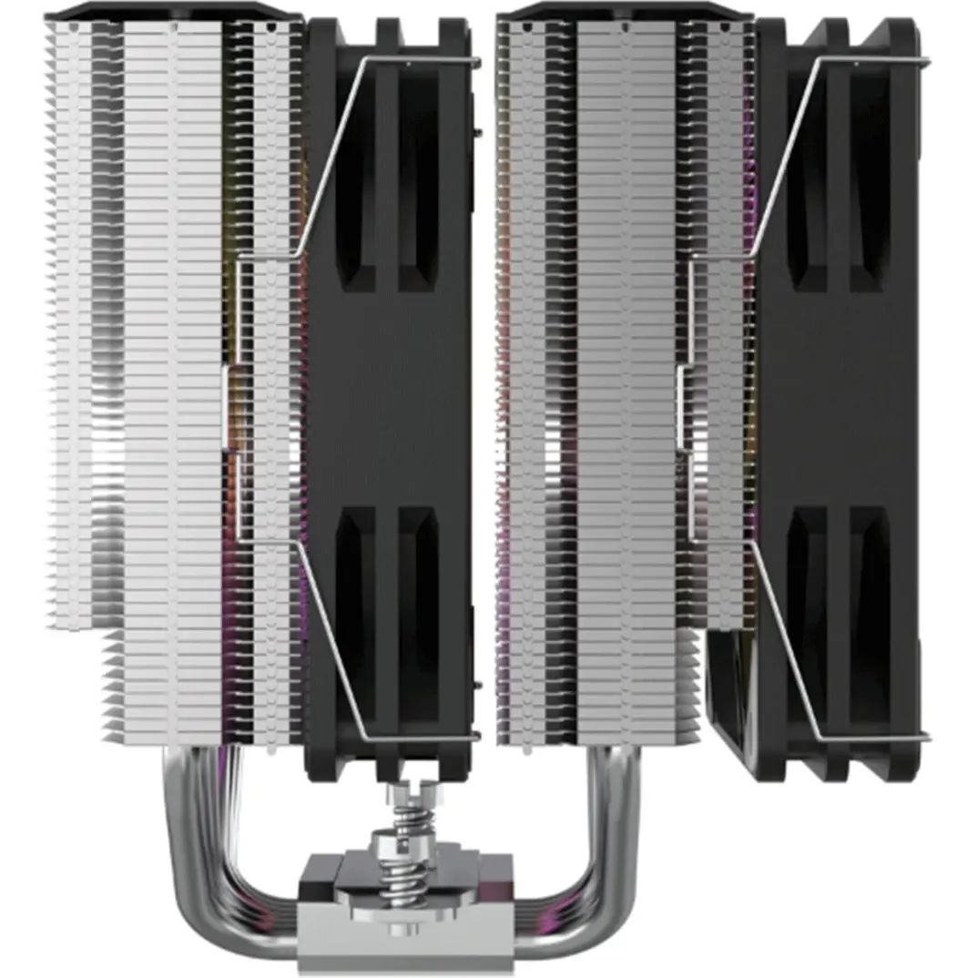 Silentware Titan RGB dzesētājs — Dual-Tower, 6 siltuma caurulītes Photo 3