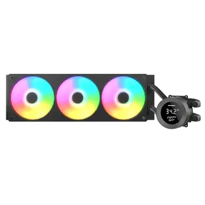 All-in-one liquid CPU cooler Cougar Poseidon Vistek 360, ARGB, 120mm fans, 700–2500 RPM, Black