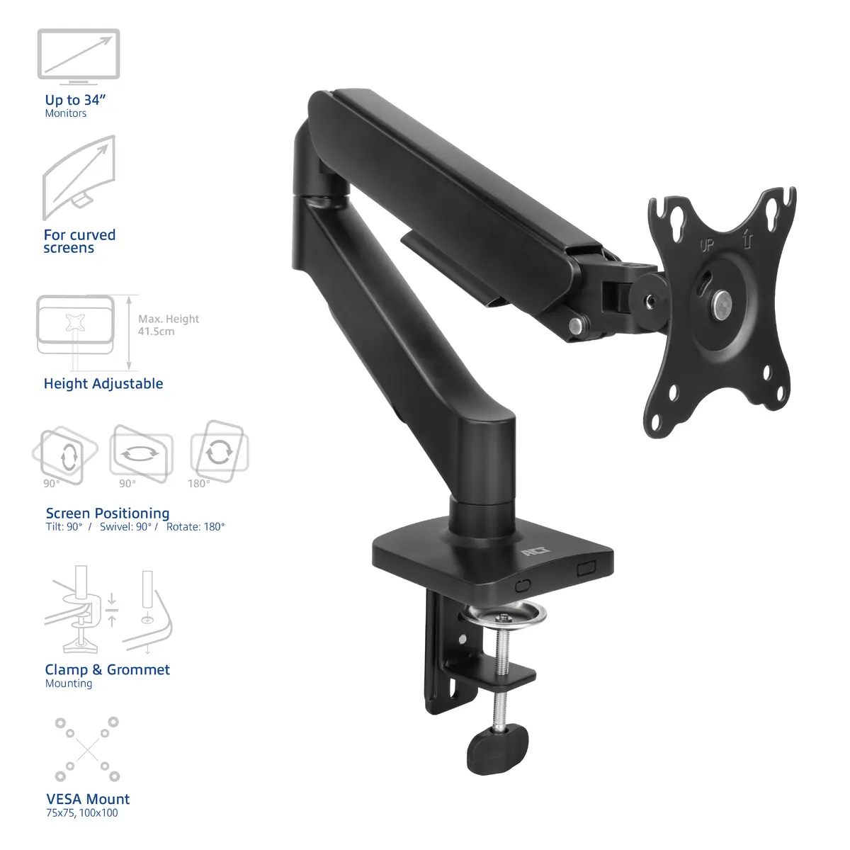 ACT Essentials AC8313 Monitor Arm Photo 3