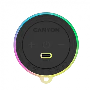 Portable Bluetooth speaker CANYON OnMove 13 — magnetic design, 5W, Black