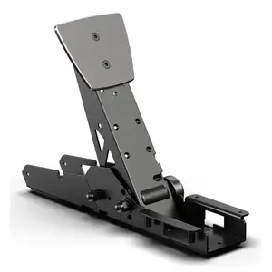 MOZA SR-P Pedal (Clutch) — Wired USB gaming clutch pedal, pressure + angle sensors, aluminium and steel housing, black