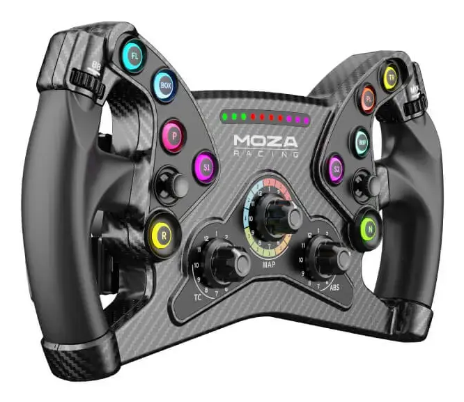 MOZA KS steering wheel — 300 mm, wired, aluminium Photo 2