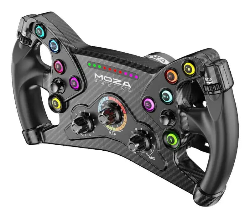 MOZA KS steering wheel — 300 mm, wired, aluminium Photo 3