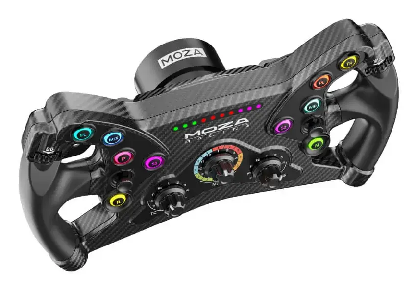 MOZA KS steering wheel — 300 mm, wired, aluminium Photo 5