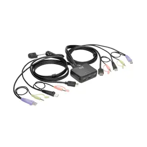 KVM switch EATON B032-HUA2 — 2-port USB/HD (HDMI) with audio, 1.2 m cables, 1920x1200