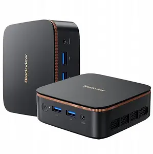 Мини-ПК BLACKVIEW MP20 — AMD Ryzen 3 3300U, 4 ядра/4 потока, 2.1–3.5 ГГц, 16 ГБ DDR4, 512 ГБ SSD, Windows 11 Pro, Vega 6, чёрный