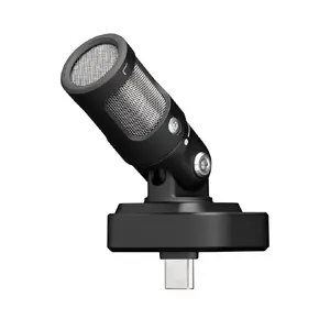 Stereomikrofons Shure MV88-USBC ar USB-C savienotāju — kompakts kondensatora mikrofonu mobilajām ierīcēm