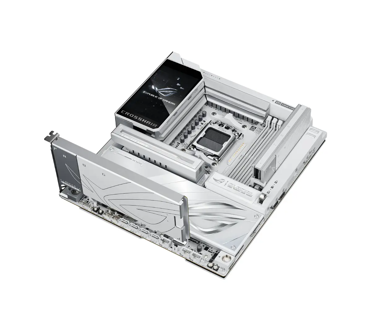 Материнская плата Asus ROG CROSSHAIR X870E GLACIAL Photo 10