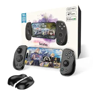 Cloud gaming controller Serafim S3 — wireless gamepad, smartphone/tablet support, RGB, rechargeable battery