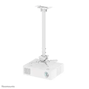 Neomounts CL25-550WH1 Projector Ceiling Mount White Full Motion Adjustable Height 74.5-114.5 cm 35 kg