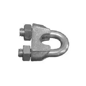 Galvanized wire rope clamp DIN 741 14 mm, No name ZAC 14