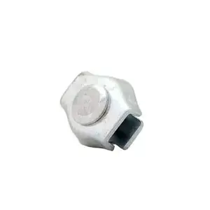 Wire rope saddle clamp single galvanized 5 mm, No name