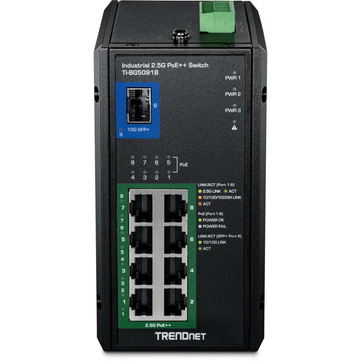 TRENDnet TI-BG5091B 2.5G nenodrošināms PoE slēdzis Photo 2