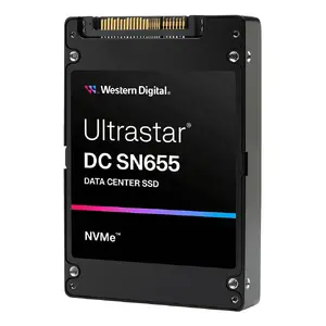 SSD U.3 SANDISK DC SN655 3.84 TB — PCIe 4.0 NVMe, TLC 3D NAND, 6800/2600 MB/s