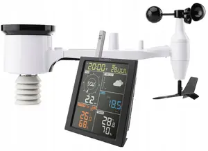 Weather station clock GoGen GOG-ME3700 with animated forecast, battery and mains power, Wi‑Fi, alarm