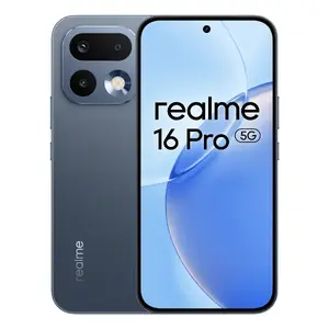 Смартфон REALME 16 PRO — 6.8" (17.3 см) 5G, MediaTek Dimensity, 8 ГБ ОЗУ, 256 ГБ, 200 МП двойная камера, 6500 мА·ч, серый