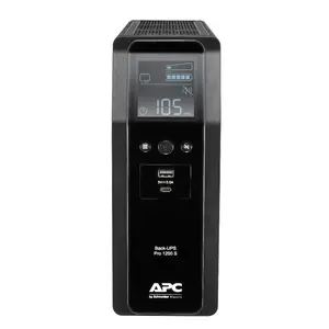 UPS Schneider Electric Back-UPS Pro BR1200SI 1200VA/720W Tower 230V 8×IEC C13 Sine Wave AVR USB A+C LCD