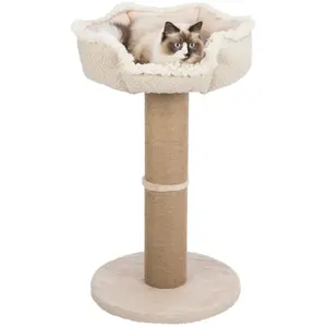 Cat scratching post Trixie 44716 — freestanding, beige, Ø 50 cm, height 83 cm