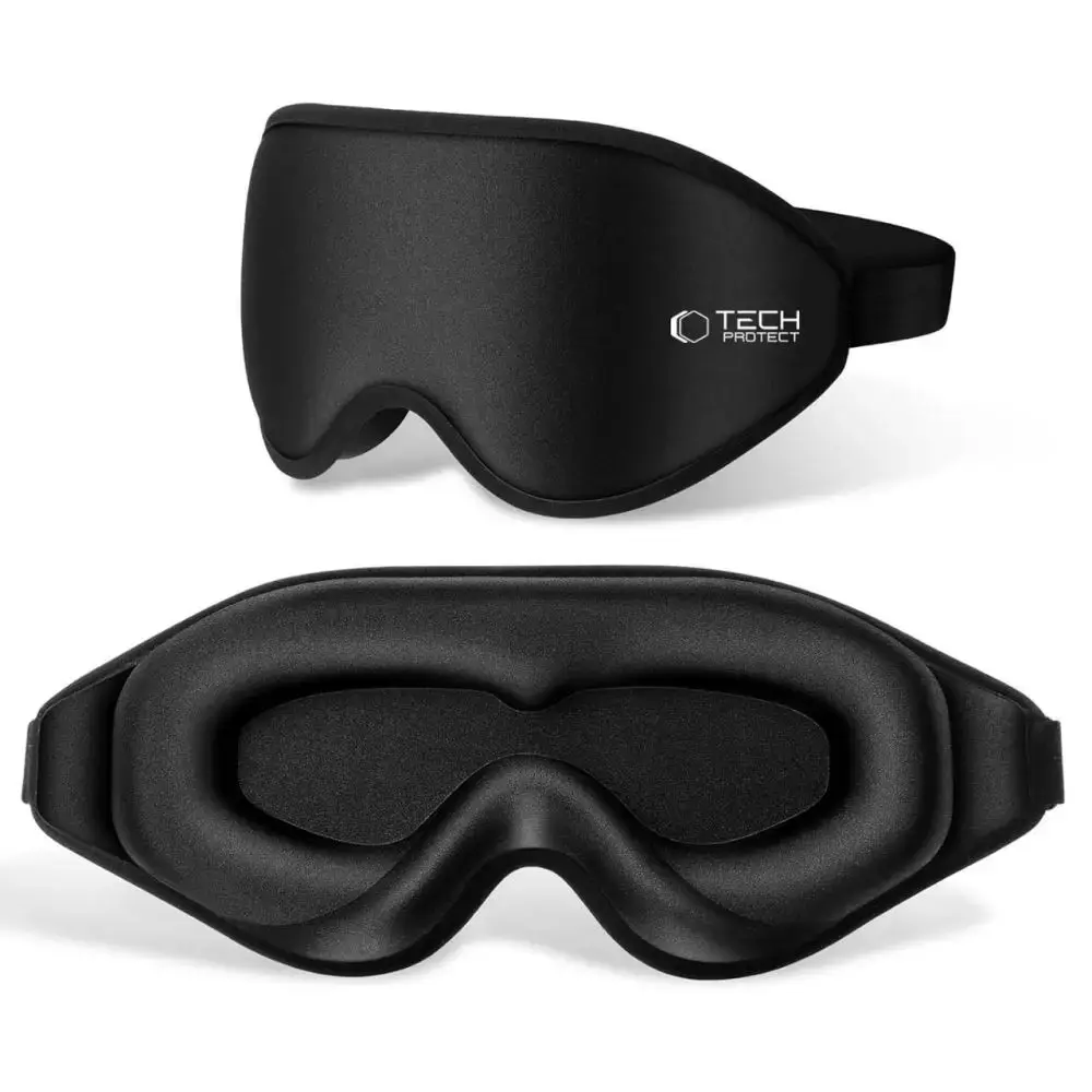 Tech-Protect Eyeshade miega maska — matēta melna Photo 2