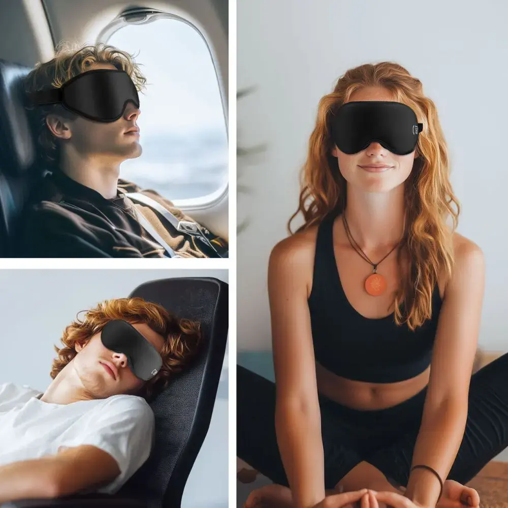 Tech-Protect Eyeshade miega maska — matēta melna Photo 8