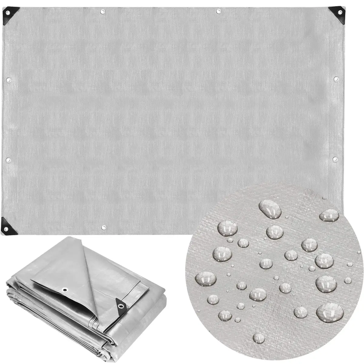 Tarpaulin Springos GA2188 3x4 m 260 g/m² Photo 9