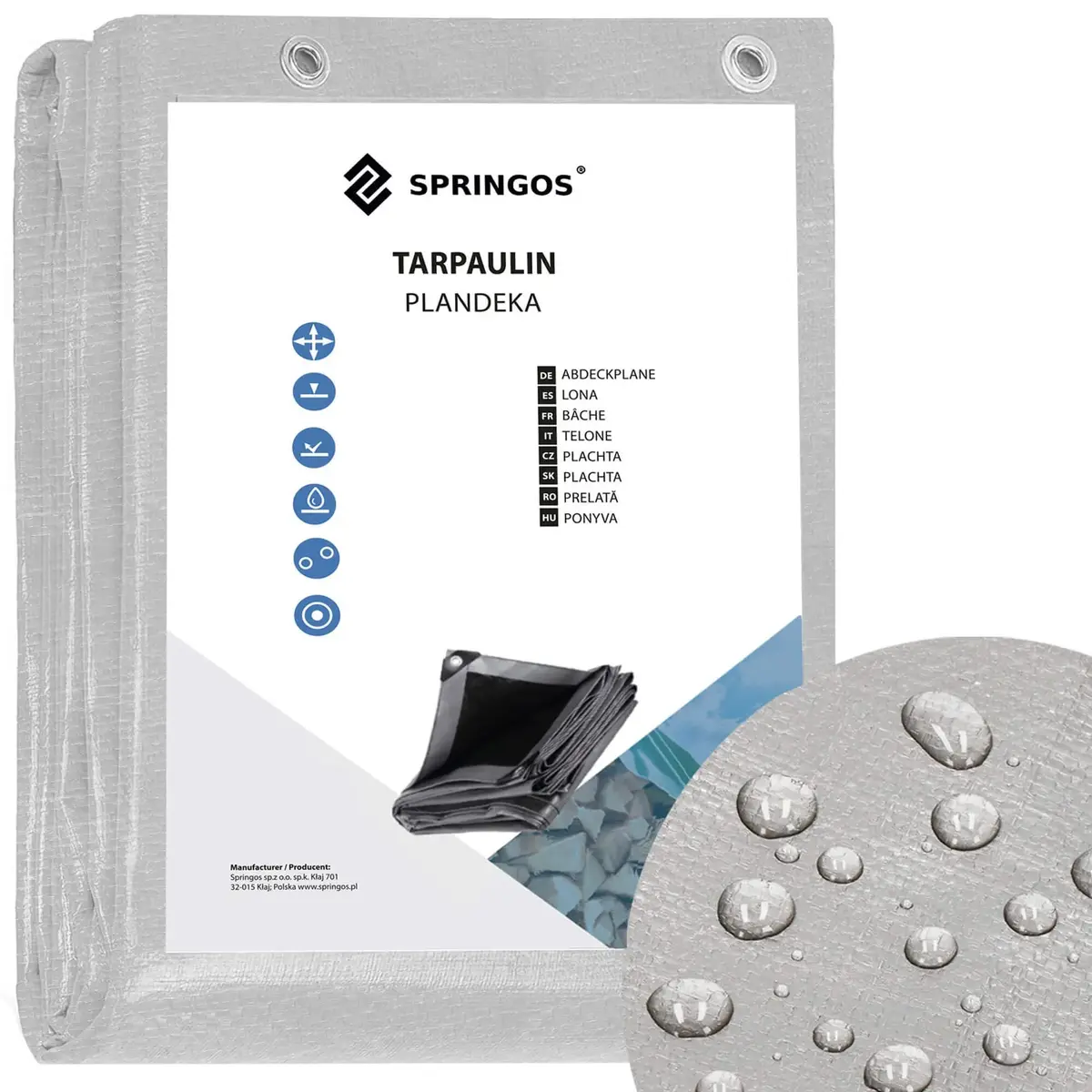Садовый тент Springos GA2187 3×5 м 260 г/м² Photo 10