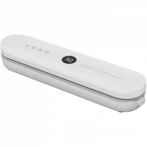 Вакуумный упаковщик AENO AVS0003, белый, LED-дисплей, 80 Вт, вакуум -65 кПа (±5 кПа)