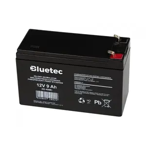 Sealed AGM VRLA 12V 9Ah battery Bluetec CSB-129-T1 — 150x95x65 mm, T1 (4.8 mm) terminals