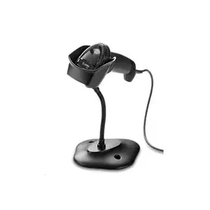 Barcode scanner Zebra DS2208 2D imager, USB-HID, kit with stand, black — damaged packaging
