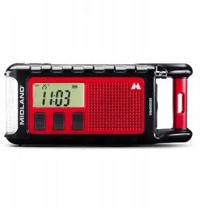 Portable crank emergency radio Midland ER 300 Pro — Midland ER 300 Pro crank-powered emergency receiver