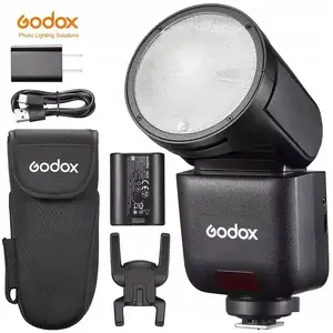 Flash Godox V1mid Nikon round-head on-camera flash for Nikon cameras, model V1MID N