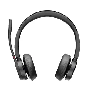 Наушники HP Poly Voyager 4320-M — беспроводные Bluetooth, дальность 50 м, 20–20000 Гц, 162 г, кабель USB-A–USB-C и донгл BT700, чёрные