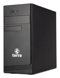 Terra Mini Tower PC 6000 with Intel Core Ultra 5 225, 16 GB DDR5-SDRAM, 500 GB SSD, and Intel Graphics, Black