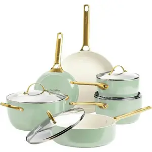 Cookware set GreenPan Padova Reserve 10-piece, mixed set for ceramic, electric, gas, halogen, induction