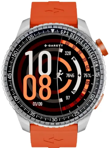Viedpulkstenis Garett Compass GPS sudraba —