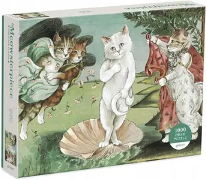 Пазл Galison Meowsterpiece of Western Art Narodziny Wenus 1000 деталей