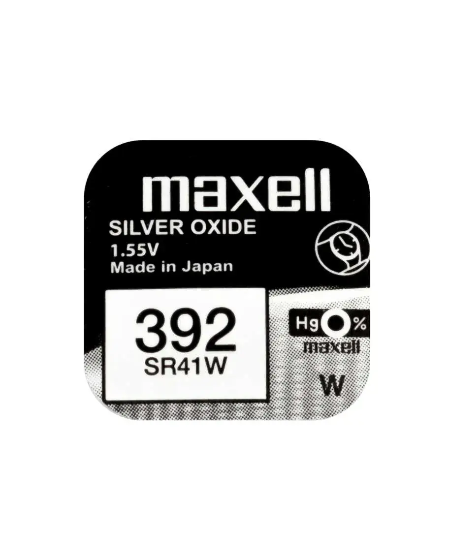 MAXELL SR41W Silver-Oxide button battery Photo 3